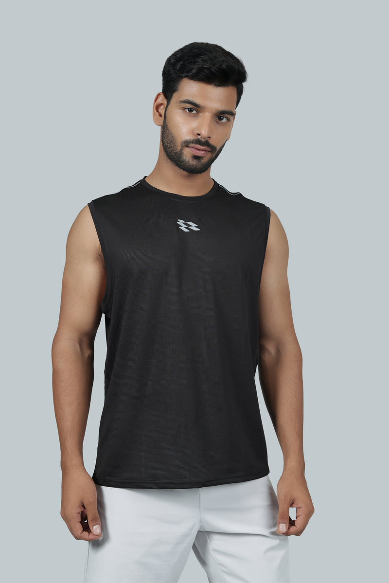 Raw Atom Men's Core Running Sleeveless Tee (Unisex)