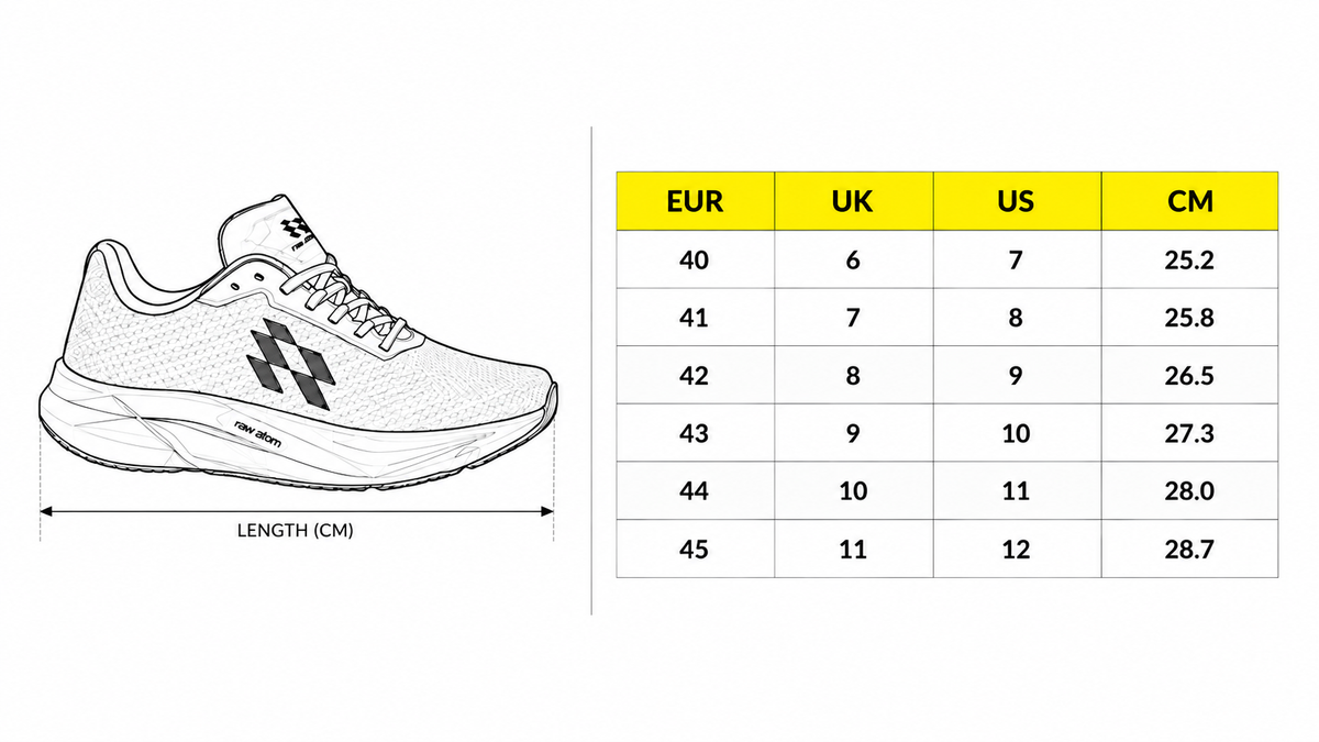 Shoe Size Chart